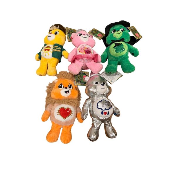 Care Bears x Wicked Complete 7-PiecePlush Set - NWT - Glinda, Elphaba & friends - Picture 3 of 9